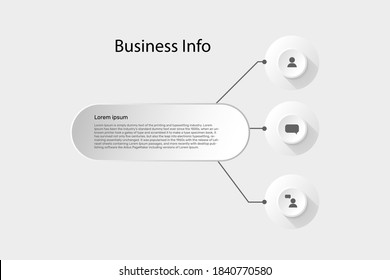 infographic design illustration Business info vector