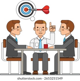Infographic design illustration vector sketch related to teamwork presentation
