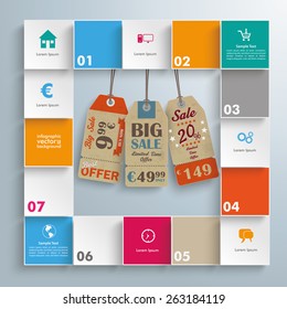Infographic design on the gray background. Eps 10 vector file.