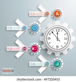 Infographic design on the gray background. Eps 10 vector file.