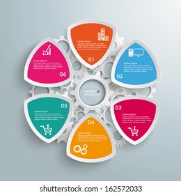 Infographic design on the grey background. Eps 10 vector file.