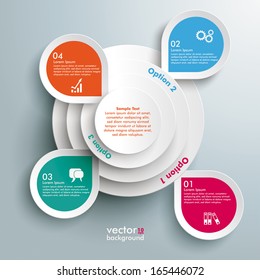 Infographic design on the grey background. Eps 10 vector file.