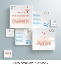 Infographic design on the grey background. Eps 10 vector file.