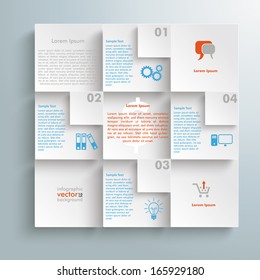 Infographic design on the grey background. Eps 10 vector file.