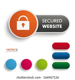 Infographic design on the grey background. Eps 10 vector file.