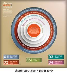 Infographic design on the grey background. Eps 10 vector file.