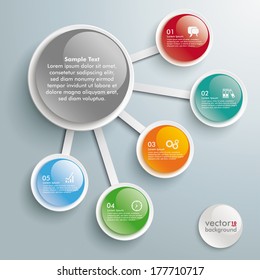 Infographic design on the grey background. Eps 10 vector file.