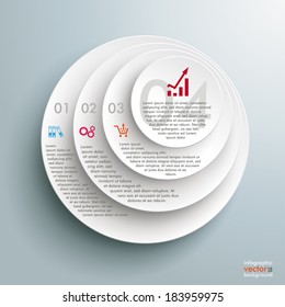 Infographic design on the grey background. Eps 10 vector file.