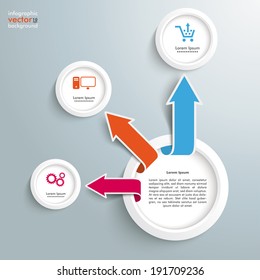 Infographic design on the grey background. Eps 10 vector file.
