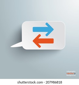 Infographic design on the grey background. Eps 10 vector file.