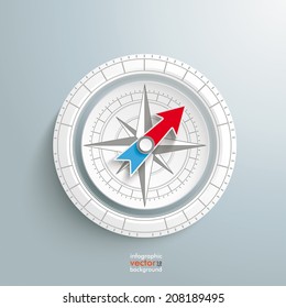 Infographic design on the grey background. Eps 10 vector file.