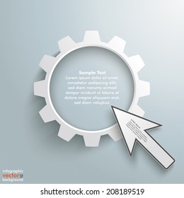 Infographic design on the grey background. Eps 10 vector file.