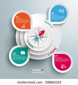 Infographic design on the grey background. Eps 10 vector file.