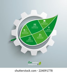 Infographic design on the grey background. Eps 10 vector file.