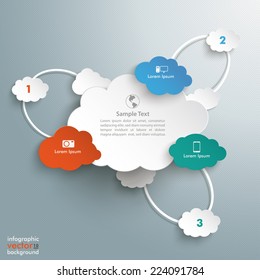 Infographic design on the grey background. Eps 10 vector file.