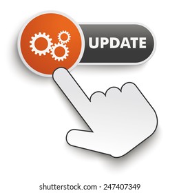 Infographic design on the grey background. Eps 10 vector file.