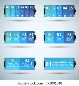 Infographic design on the grey background.