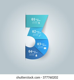 Infographic design on the grey background.