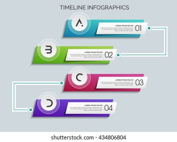Infographic design on the grey background. Eps 10 vector file.