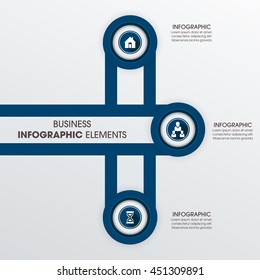 Infographic design on the grey background. Eps 10 vector file.