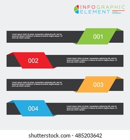 An Infographic design on the grey background