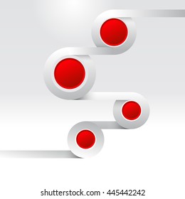 Infographic design on the white background.