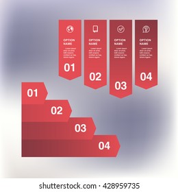 Infographic design, options concept. Template for Business presentation. Vector illustration