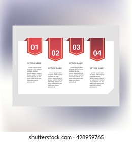 Infographic design, options concept. Template for Business presentation. Vector illustration