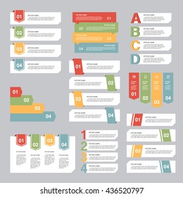 Infografik Design, Optionen Konzept. Vorlage für die Präsentation von Unternehmen. Vektorgrafik
