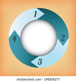Infographic design over beige background, vector illustration