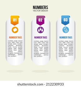 Infographic design over beige background, vector illustration