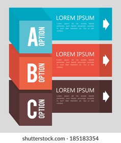 Infographic design over gray background, vector illustration