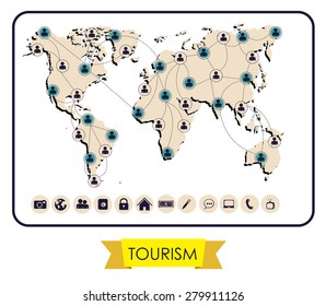 Infographic design over white background, vector illustration