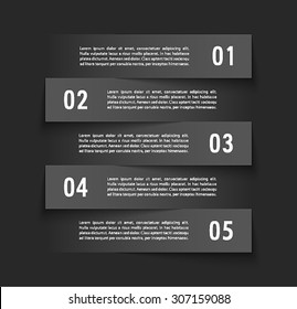 Infographic design with paper creative lines. Vector illustration.