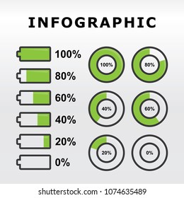 infographic design percent