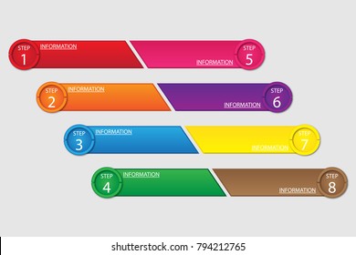 infographic design for presentation in business