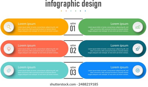 Proceso de diseño infográfico con diseño de Plantilla cuadrada con iconos y 5 opciones o pasos. Ilustración vectorial.
