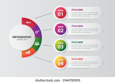 El conjunto de diseño de infografía se puede utilizar para diseño de flujo de trabajo, diagrama, informe, presentación, diseño web. infografía de degradado. infografía moderna. infografía mínima. diseño de plantillas de negocio. 