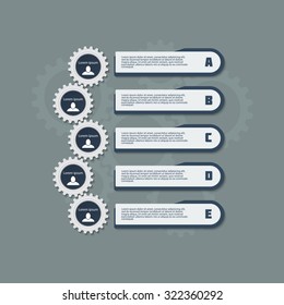 Infographic design social network