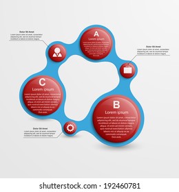 Infographic design template.