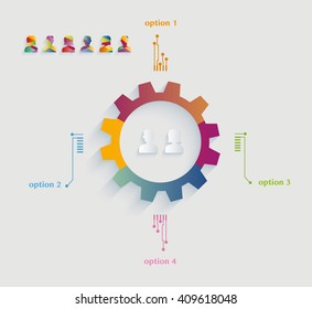 Infographic design template.