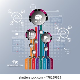 Plantilla de diseño de infografía