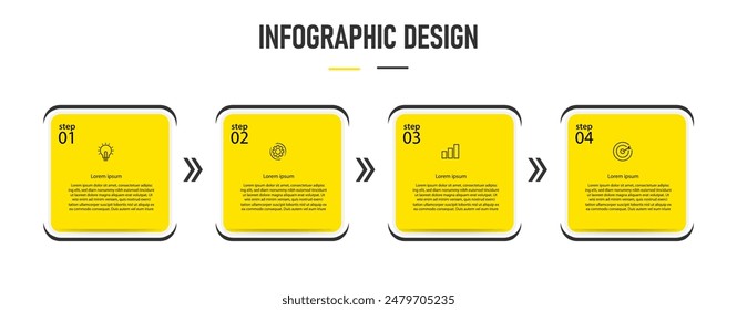 Infographic design template with 6 options or steps Can be used for workflow layout, diagram, banner, web design. Vector illustration