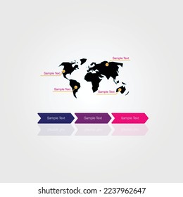 Infographic design template. Business concept with 6 steps. Can be used for workflow layout, diagram, banner, we design. Vector illustration