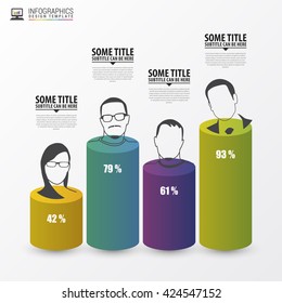 Infographic design template. Business concept. Vector illustration