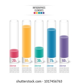 Infographic design template can be used for workflow layout, diagram, number options, web design. Infographic business concept with options, parts, steps or processes. Abstract background.