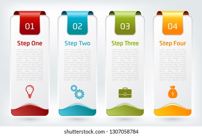 Infographic design template. Can be used for business, presentation, web design.