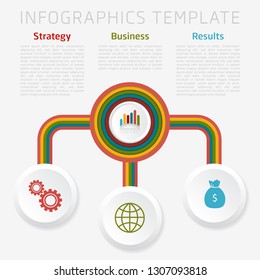 Infographic design template. Can be used for business, presentation, web design.