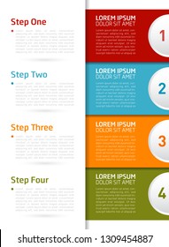 Infographic design template. Can be used for business, presentation, web design.