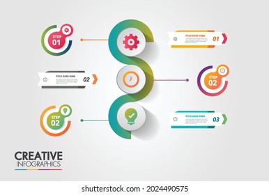 Infographic design template. Can be used for process diagram, presentations, workflow layout, banner, flow chart, info graph. vector illustration 